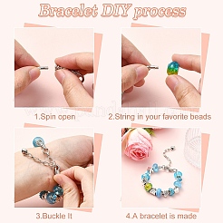 DIY Schmuckherstellungssets aus Strassen aus Harz&nbsp;DIY-YW0009-46