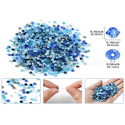 Perle di vetro di stili misti&nbsp;GLAA-YWC0003-01A