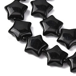 Natürlichen Obsidian Perlen Stränge&nbsp;G-K359-E13