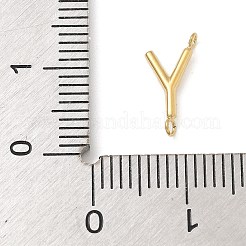 Buchstaben-Verbindungsanhänger aus Edelstahl 304&nbsp;LS-STAS-M108-01G-25