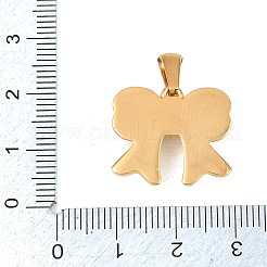 Ciondoli in plastica di imitazione perla in acciaio inossidabile 304 martellato&nbsp;STAS-Z194-02G-01