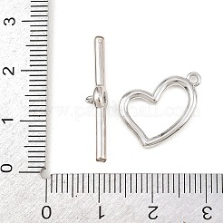 Herz Messing Knebelverschlüsse&nbsp;KK-G548-43P-01