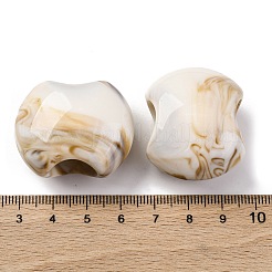 Perle acriliche opache bicolore&nbsp;OACR-Z025-02A