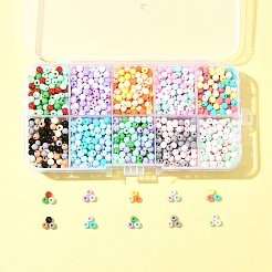 60g 10 Farben undurchsichtige Acrylperlen&nbsp;OACR-FS0001-75