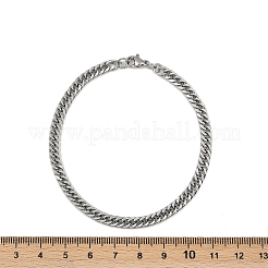201 Edelstahl Cuban Chian Armband für Männer&nbsp;BJEW-B138-01P