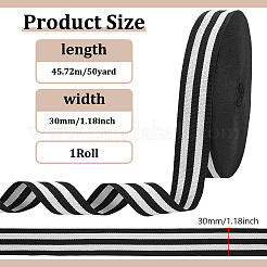 Streifenbänder aus Polyester&nbsp;SRIB-WH0011-326E
