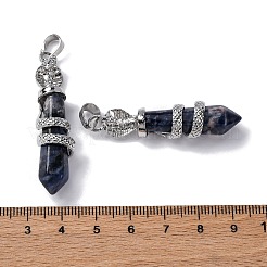 Pendentifs en sodalite naturelle&nbsp;G-A241-01P-18