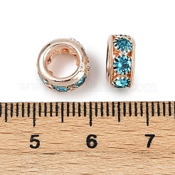 Messing Legierung Strass Perlen&nbsp;KK-U071-02C-03LG