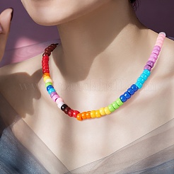 1200 Stück 2 Stil 3 Farben undurchsichtige und transparente europäische Acrylperlen&nbsp;OACR-SZ0001-27
