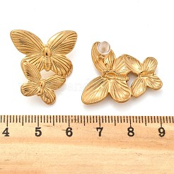 Ohrstecker aus 304 Edelstahl für Damen&nbsp;EJEW-K306-24G