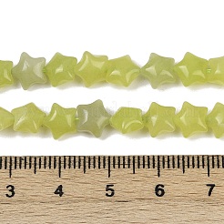 Natürliche Zitronen Jade Perlen Stränge&nbsp;G-Z080-A14-8mm
