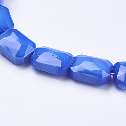 Chapelets de perles en verre électroplaqué&nbsp;GLAA-K033-04A-D