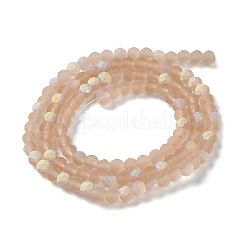 Chapelets de perles en verre imitation jade&nbsp;EGLA-YW0003-19B-17