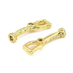Chiusura ad ginocchiera in ottone con catena&nbsp;KK-K346-02G