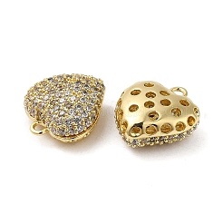 Breloques creuses en laiton avec micro pavé de zircone cubique&nbsp;KK-Q793-03G