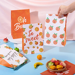 12 stücke 4 arten obst gedruckt rechteck papier geschenk süßigkeiten taschen für geburtstag&nbsp;ABAG-TA0001-69