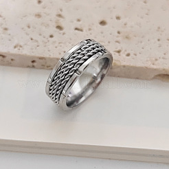 304 Edelstahl Fingerringe für Männer&nbsp;WGF2804-01