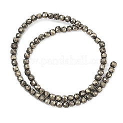 Stränge aus natürlichen Goldpyritperlen&nbsp;G-G458-G01-5x5mm