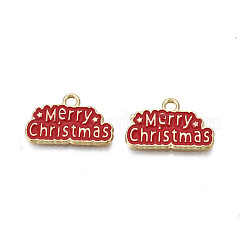 Crémaillère placage pendentifs en émail d'alliage&nbsp;X-ENAM-N055-173A