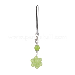 Blume natürliche & gefärbt malaysia jade anhänger dekorationen&nbsp;KEYC-JKC00956