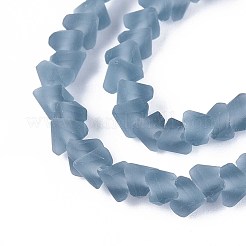 Fili di perline di vetro trasparente smerigliato&nbsp;LS-GLAA-N016-4mm-29