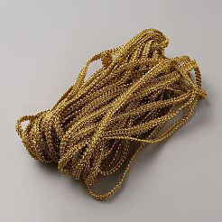 Spitzenbesatz aus metallischem Polyestergeflecht&nbsp;OCOR-WH0089-22A