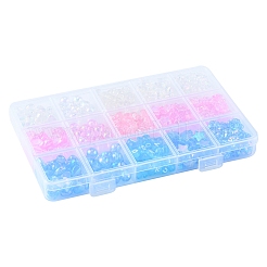 450 Stück 15 transparente Acrylperlen im Stil&nbsp;TACR-FS0001-30