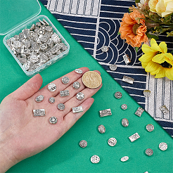 120 pièces 12 styles de perles en alliage de style tibétain&nbsp;FIND-PH0061-65