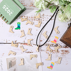 160 Stück Holzanhänger&nbsp;WOOD-CA0001-79B