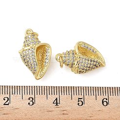 Colgante micropavé cubic zirconia de latón&nbsp;KK-B148-11G