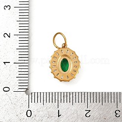 Pendentifs en acier inoxydable 304 micro pavés de zircones cubiques&nbsp;STAS-K307-10G