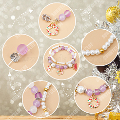 Bausatz zum Selbermachen von Weihnachtsarmbändern&nbsp;DIY-SC0022-58