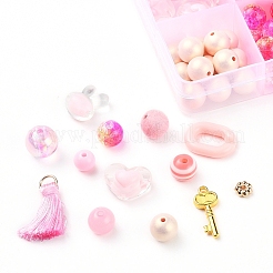 167pcs Blume & Geometrie Acryl & Harzperlen&nbsp;DIY-YW0002-55