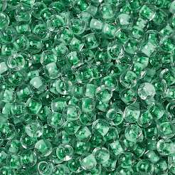 Transparente innenfarbene Glas-Saatperlen&nbsp;SEED-A032-04G