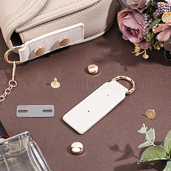2 Beutel Rechteck Kunstleder Hängeverschlüsse DIY Kit&nbsp;DIY-CY0003-09B
