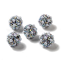 Polymer Ton Strass Perlen&nbsp;RGLA-D050-01