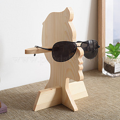 Présentoirs à verres en bois&nbsp;ODIS-WH0006-46