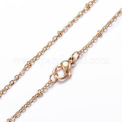 Collane a catena in acciaio inossidabile 304&nbsp;NJEW-P147-06