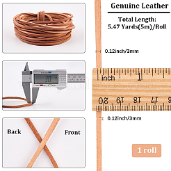5 cordoncino di cuoio di vacchetta m&nbsp;WL-GF0001-29A-04