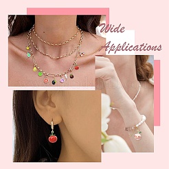 10pcs 5 styles de pendentifs en émail en alliage&nbsp;ENAM-CJ0007-21