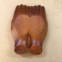 Handteller aus Holz für Schmuck&nbsp;DJEW-NH0001-02