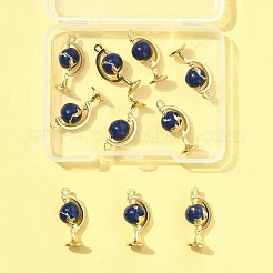10pcs pendentifs en émail en alliage plaqué or clair&nbsp;ENAM-FS0003-10