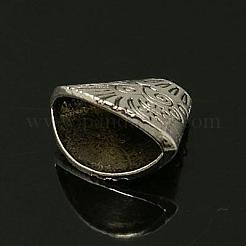 Style tibétain perles cônes&nbsp;TIBE-A002-AS
