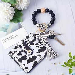 Portachiavi da polso in pelle portafoglio braccialetto per donna&nbsp;JX632B
