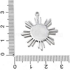 Ciondoli in acciaio inox 304&nbsp;SA-CBA5609-02P