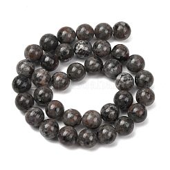 Fili di perle di sienite fluorescente naturale (bagliore sotto la luce uv).&nbsp;GG-NH0012-A01-10mm