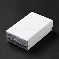 Boîtes-cadeaux de collier de papier de texture&nbsp;LS-OBOX-G016-C04-A
