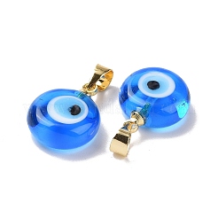 Handgemachte Bunte Malerei böse Augen Anhänger&nbsp;LAMP-P057-01G