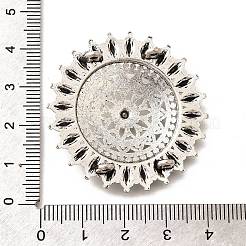 Fiore della lega di stile tibetano collegamenti a più fili&nbsp;PALLOY-D291-01AS-02