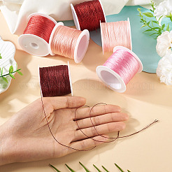 6 Rolle 6 Farben 6-fädiges Polyester-Metallic-Garn&nbsp;OCOR-TA0003-11B